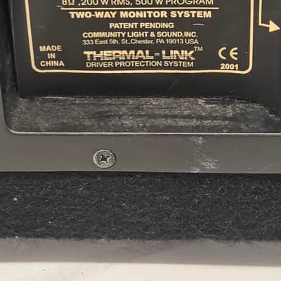 Community  MVP38 8 Ohm 200W RMS Two Way Stage Monitor Speaker 3 In Stock image 11