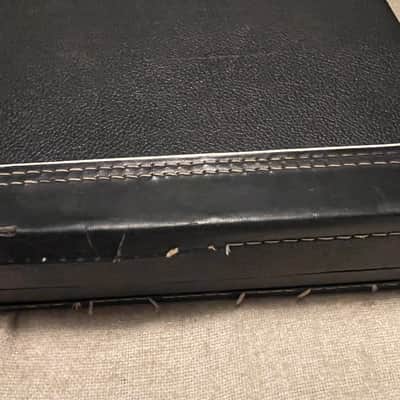 Vintage 1970’s Fender USA Mustang Guitar Case Black Exterior w Maroon Interior Fits Tele Strat image 23