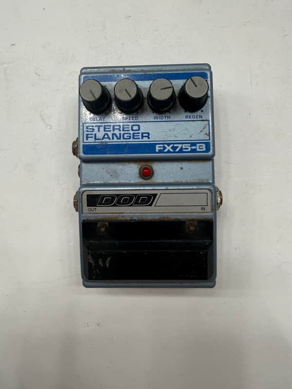 DOD Digitech FX75B Stereo Flanger Analog Vintage Guitar Effect Pedal *READ* image 1