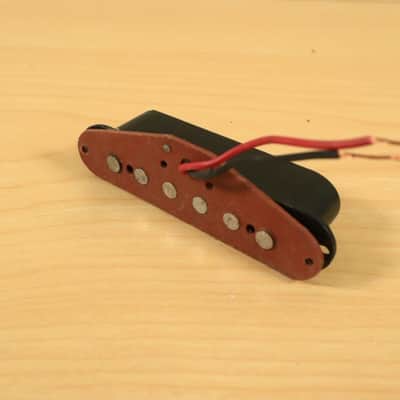 Vintage Red Bobbin Stratocaster Pickup Bridge Single Coil FOR PARTS NOT WORKING* image 6