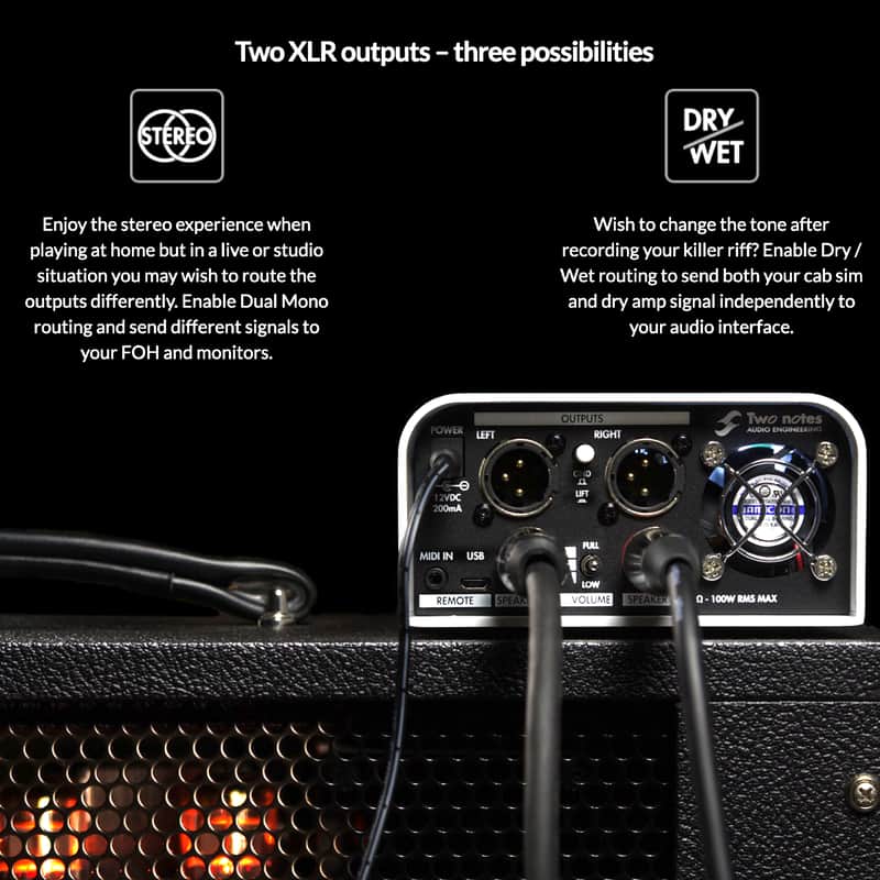 HOT! IN STOCK Two Notes Captor X 8 ohm Reactive Load Direct DI Box Speaker Cab Sim Attenuator Pedal image 1