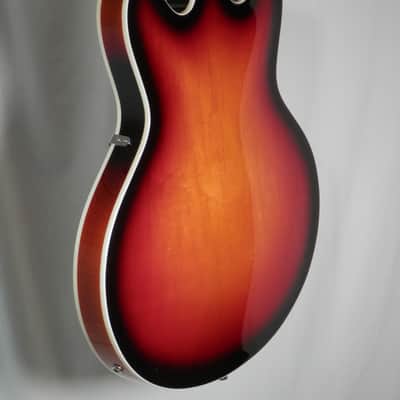 Vox Bobcat V90-SB Sunburst Semi-Hollow Electric with hard case Open box image 8