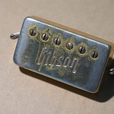 Gibson Humbucker Gibson embossed cover early 70s - gold image 2