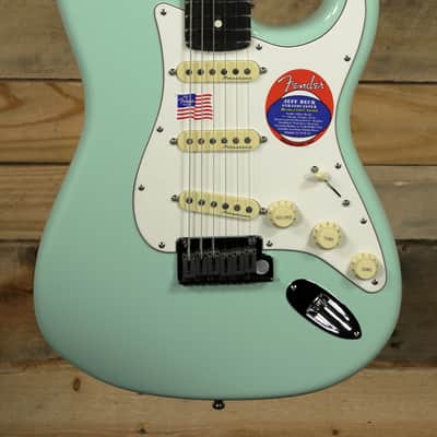 Fender Jeff Beck Stratocaster Electric Guitar Surf Green w/ Case "Mint Condition" image 1