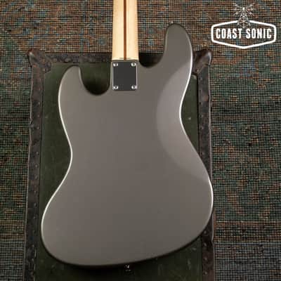2010 Fender Aerodyne Jazz Bass PJ Made in Japan - Dolphin Grey w/ Matching Headstock image 8