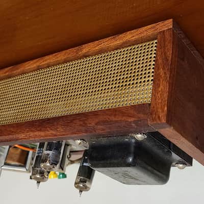 Fully Restored Zenith Single Ended 6AQ5 Power Amp With Custom Reclaimed Mesquite Wood Case And Metal Grill! image 3