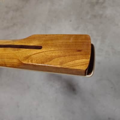 Roasted Maple Start Neck fits fender Stratocaster body 22fret Block Inlay image 9