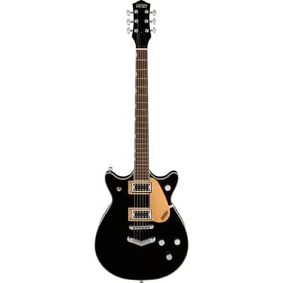 Gretsch G5222 Electromatic Double Jet BT V-Stoptail Black - Double Cut Models image 1