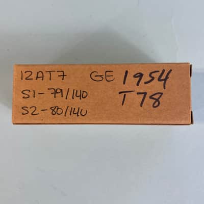 1954 General Electric 12AT7 ECC81 Vintage GE Preamp Tube! T78 image 5