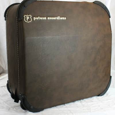 8160 - Burled Mahogany Petosa Artista "Compatto" Piano Accordion LMMM 34 96 image 8