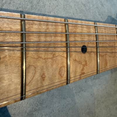 Fender Rarities Series Flame Maple Top Stratocaster with Rosewood Neck, Maple Fretboard 2019 - Golden Brown image 6