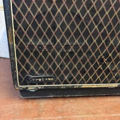 Vintage 1969 Vox Gyrotone II G2 Rotary Speaker Cabinet Original Footswitch 1960s image 5