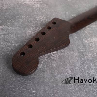 S Type Wenge Neck, S-Style ST Guitar, Medium Jumbo Stainless Jescar, 22 Stainless Steel Frets, Electric Guitar Neck Replacement Part, Guitar Build image 3