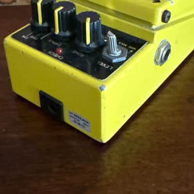 Boss OD-2 Turbo OverDrive (Black Label) 1988 - 1995 - Yellow image 3