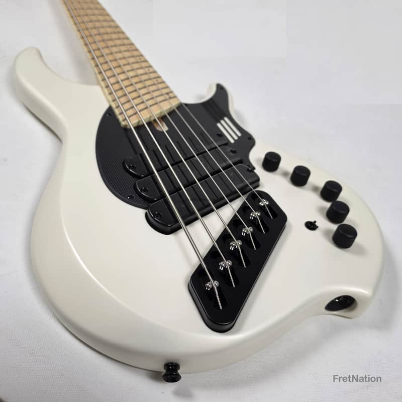 Dingwall NG3 6-String Matte Ducati White Pearl Bass w/ Bag 9.72lbs #19965B B-Stock image 1