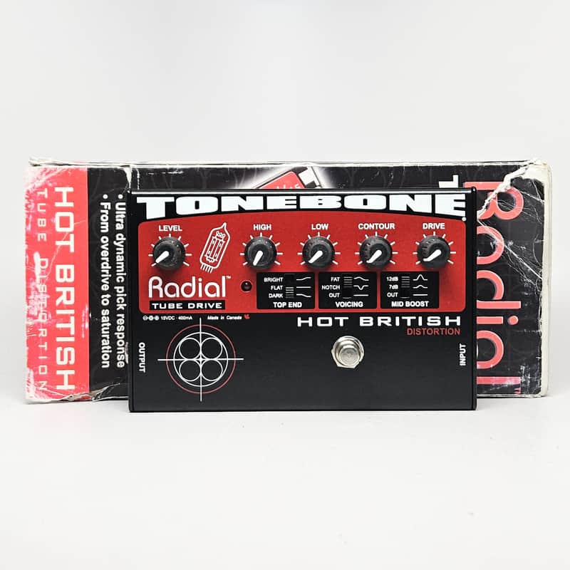 used Radial ToneBone Hot British Distortion, Very Good Condition with Box & Power Supply image 1
