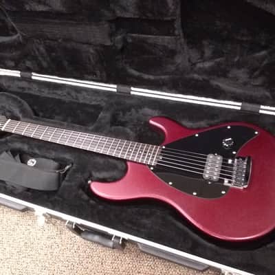 Ernie Ball Music Man Sub 1 Guitar Textured Red image 12