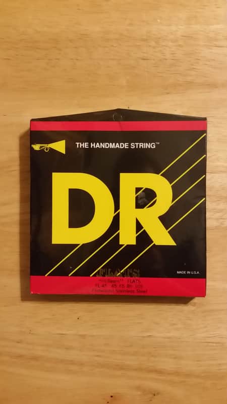DR FL-45 Hi-Beam Flatwound Bass Strings 45-105 image 1