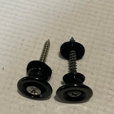 2000's Japan Jackson Dinky Guitar Factory Black Oversize Strap Buttons image 2