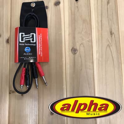 Hosa CPR-201 Dual 1/4" TS to Dual RCA Cable - 1m (2.2ft) image 2