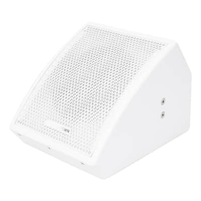 CARME-U8MW | CARME Series 8" Coaxial Passive 2-way Professional PA DJ Stage Monitor Speaker, White with U Mounting Bracket image 3