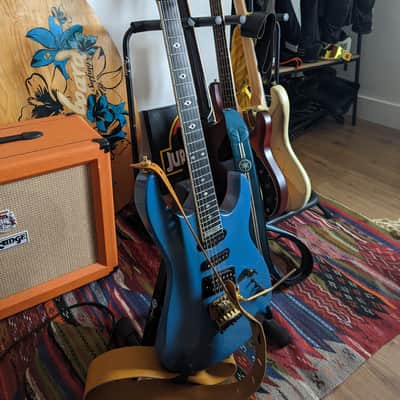 Kramer Stagemaster Custom 1986 Flip Flop Blue image 1