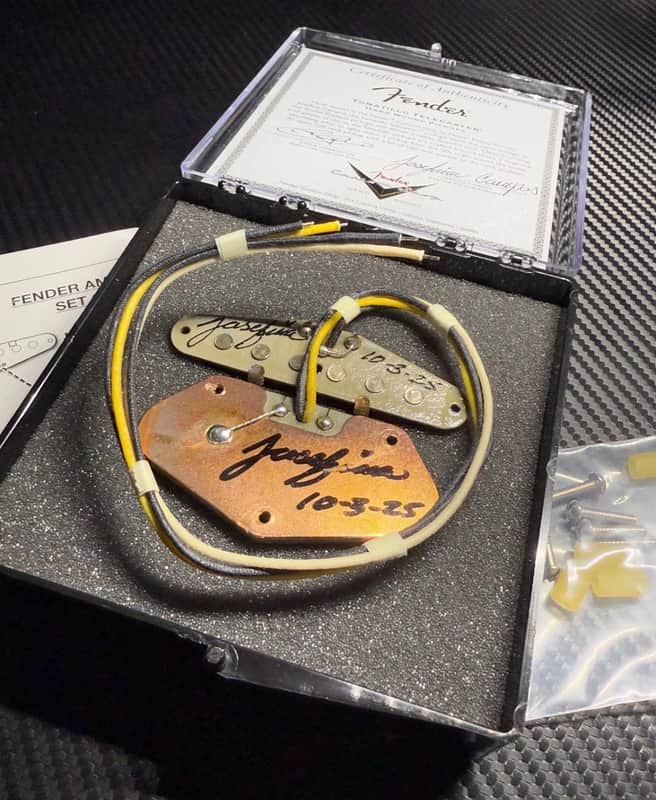 Fender Custom Shop Josefina Tomatillo Hand Wound '50s, BRAND NEW, Limited 500 Run , ‘2025 - Chrome / Black image 1