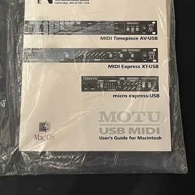 MOTU USB MIDI User's Guide for Macintosh with CD image 1