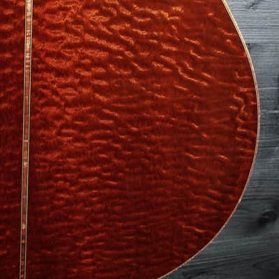 Santa Cruz  Custom OM Hand Made Guitar Quilted Sapele / Moon Spruce image 21