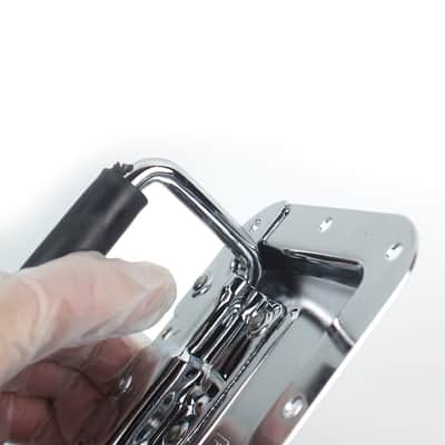 Heavy Duty metal handle and plate for Amplifier or Guitar Road Rack touring Case image 8
