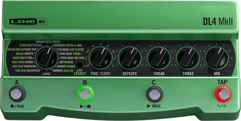 Line 6 DL4 MKII Delay Effects Pedal, Green image 1