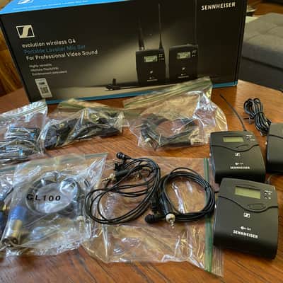Sennheiser Wireless G4 Portable Lavalier Mic Set EW 112P G4 with extra Receiver & Transmitter Bild 2