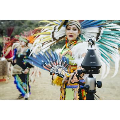 Zoom H3-VR 360° VR Audio Recorder with BTA-1 Bluetooth Adapter and Universal Windscreen image 7