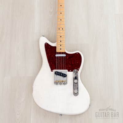 2018 Fender + MJT Telemaster Partscaster Blonde Lacquer Relic, Lightweight Ash w/ Baja 50s Neck, Case image 2