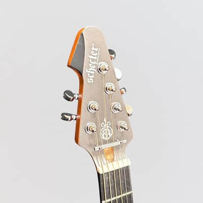 Schecter DJ Ashba Acoustic Guitar - Carbon Grey Satin image 6