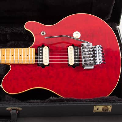 1992 Ernie Ball Music Man Eddie Van Halen EVH Signature Red Translucent w/ OHSC image 1
