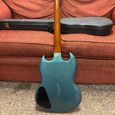 Gibson Melody Maker D SG w/ Vibrola 1966-70 Pelham Blue Gorgeous w/Original Case image 10