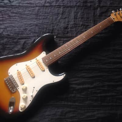 1990 Fender Japan Stratocaster Standard 3-Color Sunburst image 1