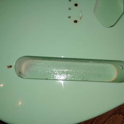 Warmoth Roasted Alder Telecaster Body Nitro Finished Surf Green image 10