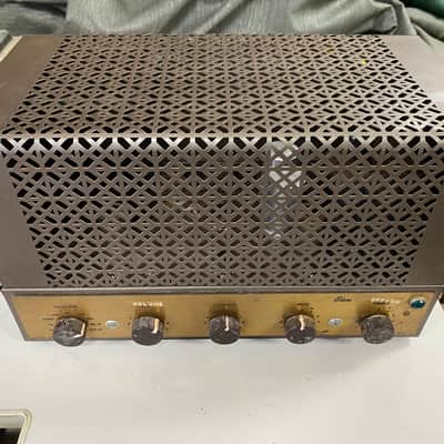Eico HF-20 Mono Integrated Tube Amplifier with Original Tube Cage 6L6 Type Output Tube Amp image 1