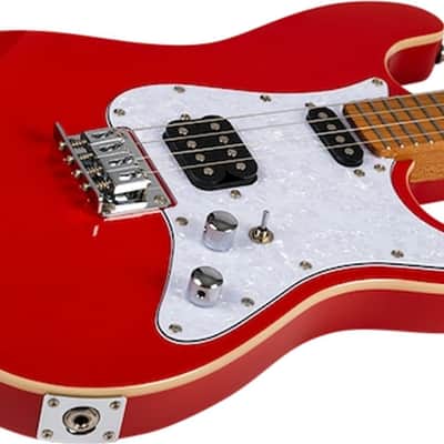 Flight PATHFINDER BARITONE RD Rock Series Basswood Body Roasted Maple Neck 4-String Baritone Ukulele w/Gig Bag image 5