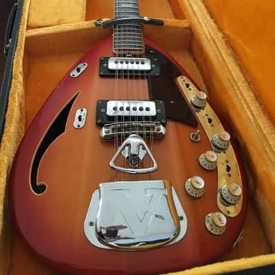Vox Starstream XII 12 string guitar 1968 Sandburst (Rare Vintage) image 2