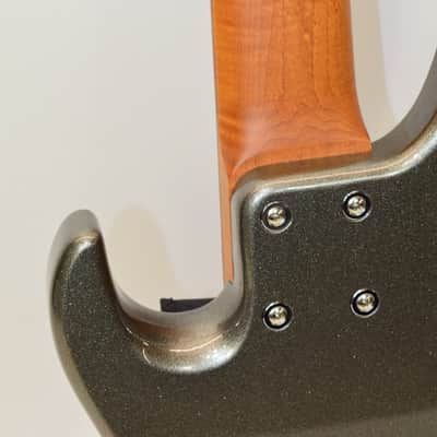 Sadowsky MetroExpress Modern 5-String Bass Guitar, Maple Fingerboard, Silver Metallic w/ Bag image 11