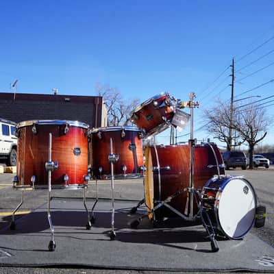 Mapex Armory Studioease 6pc Birch/Maple Shell Pack - Redwood Burst image 6