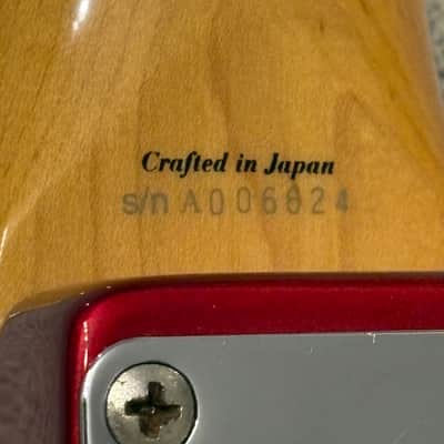 1997 Squier Jagmaster Vista Series Candy Apple Red 24" Scale 1st Issue MIJ Japan image 12