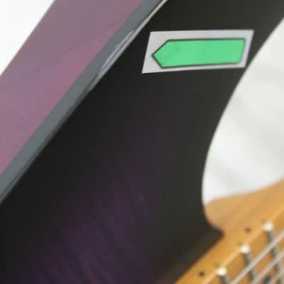 Schecter C-1 Standard Plus Electric Guitar Flame Maple Transparent Purple Burst image 4