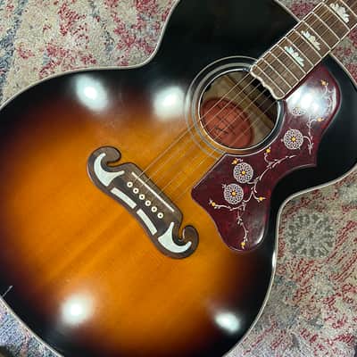 Epiphone J-200 Acoustic Guitar 2022 - Vintage Sunburst image 2