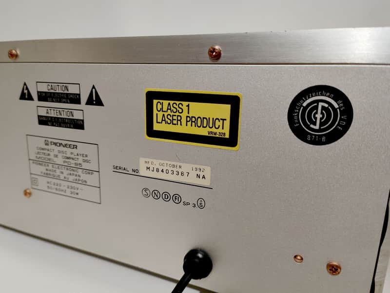 PIONEER PD-95 AUDIOPHILE CD PLAYER – JAPANESE MASTERPIECE | Reverb