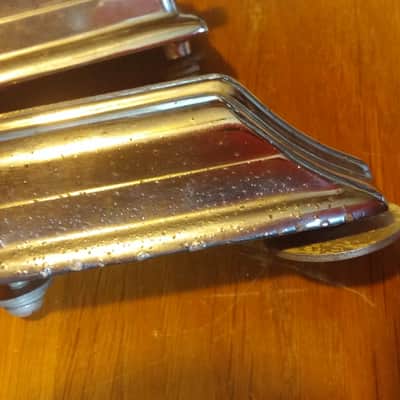 Rogers SWIVOMATIC 4 Bass Drum Beavertail LUGS 1960'S Cleveland SPRING INSERTS FELTS NO TARIFFS image 8