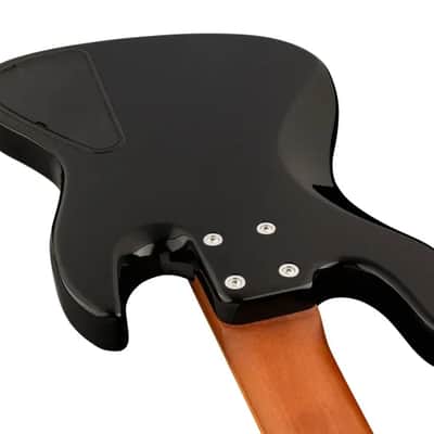 Sadowsky MetroExpress 21-Fret Vintage J/J Bass, Roasted Maple Fingerboard, Lefthand, 5-String - Solid Black High Polish image 6